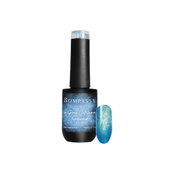 Bompassy Esmalte Semipermanente Turquoise - B5117 - Imagen 2