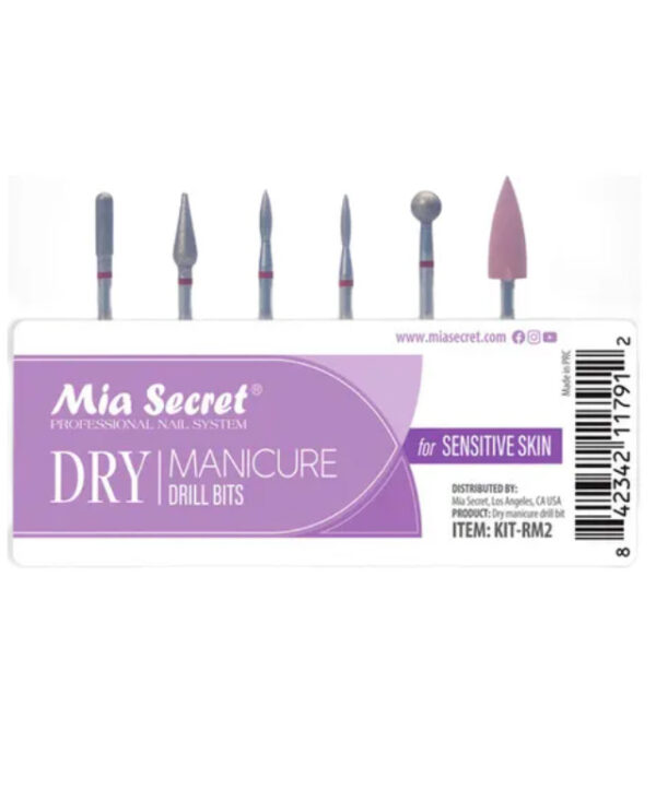 Mia Secret Kit Fresas Manicura Piel Sensible - 6 Fresas