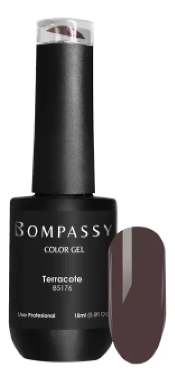 Bompassy Esmalte Semipermanente - Terracota 15ml - B5176 Terracote - Imagen 3