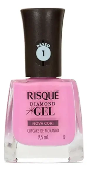 Risque Esmalte Tradicional Sin Cabina - CUPCAKE DE MORANGO