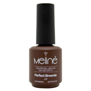 Meline Esmalte Semipermanente Perfect Brownie 396 15ml Marrón